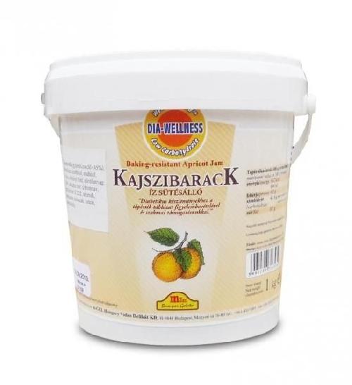 Kajszi lekvár diabetikus vegán 1 kg DIAWELL