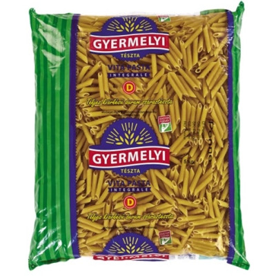 Penne teljes kiörlésű 5 kg VITA PASTA