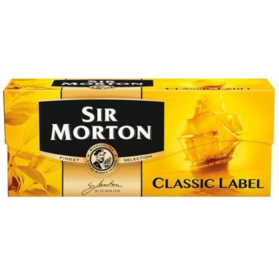 Filteres tea Classic Label 35 g (20 X 1,75 g) SIR MORTON Filteres tea Classic Label 35 g (20 X 1,75 g) SIR MORTON