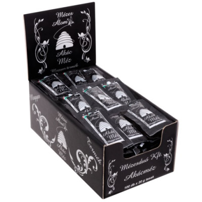 Akácméz tasakos 20 g (100 db/#) MÉZES ÁLOM Akácméz tasakos 20 g (100 db/#) MÉZES ÁLOM