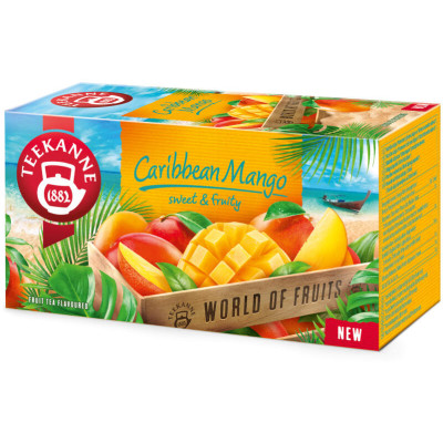 Filteres tea caribbean-mangó 2,25 g (12 db/#) TEEKANNE Filteres tea caribbean-mangó 2,25 g (12 db/#) TEEKANNE