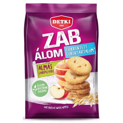Zab-álom almás zabpelyhes keksz 150 g (15 db/#) DETKI