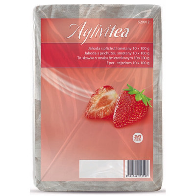 Gyümölcsös eper-tejszínes 10 X 100 g AGTIVITEA