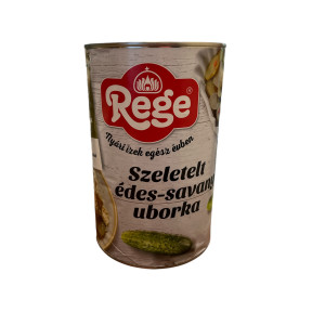 Csemege uborka szeletelt 4.100/2.100 g REGE/KREL