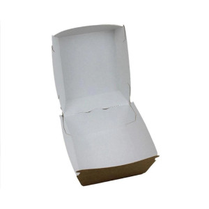 Papírdoboz hamburgeres 140 X 140 X 110 mm