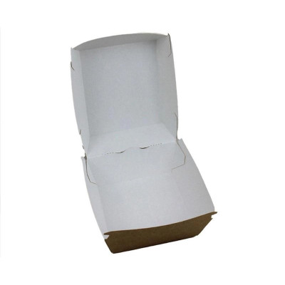 Papírdoboz hamburgeres 140 X 140 X 110 mm