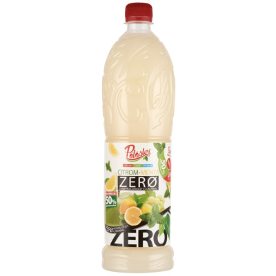 Pölöskei citom-menta szörp 50 % zero 1 l DRS PET Pölöskei citom-menta szörp 50 % zero 1 l DRS PET