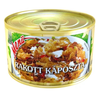 Menü rakott káposzta tépőzáras 400 g Menü rakott káposzta tépőzáras 400 g