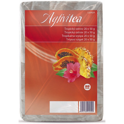 Agtivitea Gyümölcsös tea trópusi sziget 20 X 50 g