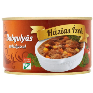 Házias Ízek Babgulyás sertés hússal 400 g