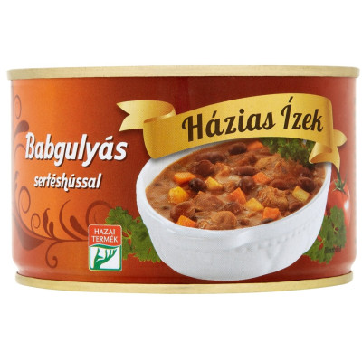 Házias Ízek Babgulyás sertés hússal 400 g Házias Ízek Babgulyás sertés hússal 400 g