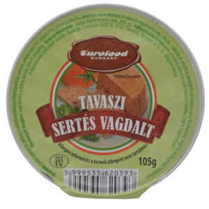 Eurofood Tavaszi sertés vagdalt 105 g (24 db/#)