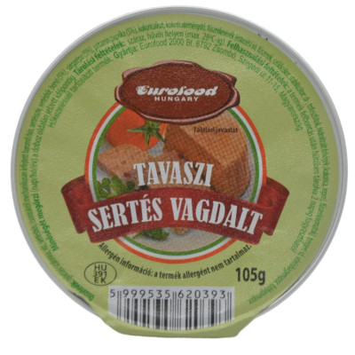 Eurofood Tavaszi sertés vagdalt 105 g (24 db/#) Eurofood Tavaszi sertés vagdalt 105 g (24 db/#)