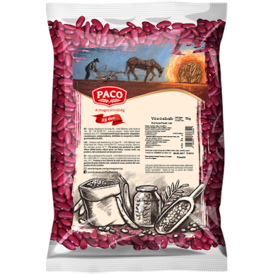 Paco Vörösbab száraz 5 kg/KREL Paco Vörösbab száraz 5 kg/KREL