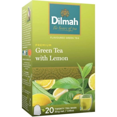 Dilmah green filteres tea lemon 30 g Dilmah green filteres tea lemon 30 g