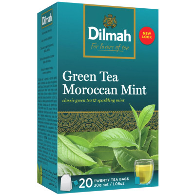 Dilmah filteres tea mentás zöld 30 g Dilmah filteres tea mentás zöld 30 g