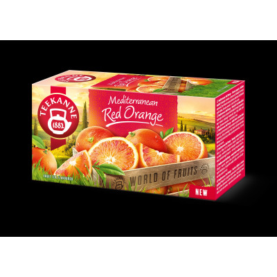 Teekanne gyümölcstea filteres mediterranean red orenge 40 g