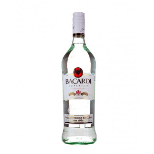 R Bacardi Carta Blanca Rum 37,5% 1 l DRS