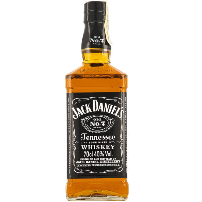 W Jack Daniel’s Whiskey 40% 0.7L DRS W Jack Daniel’s Whiskey 40% 0.7L DRS