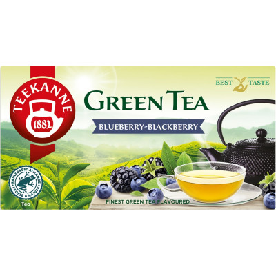 Teekanne zöld tea áfonya-szeder ízesítésű