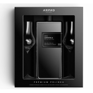 Árpád Prémium Lepotica Szilva 0.5L/40%DD+2Pohár