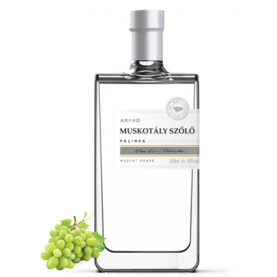 P Árpád Silver Muskotály Szőlő Pálinka 40% P Árpád Silver Muskotály Szőlő Pálinka 40%