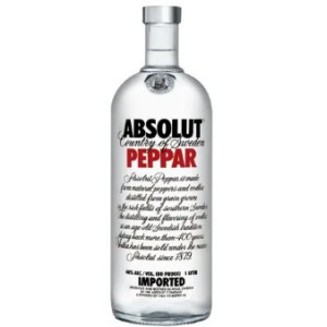 V Absolut Vodka Peppar 1L 40%