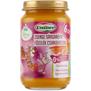 Bébiétel sárgarépa főzelék csirke hússal 163 g UNIVER