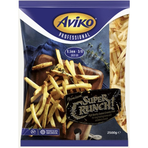 Hasábburgonya Super Crunch 9,5 mm 2,5 kg AVIKO mirelit