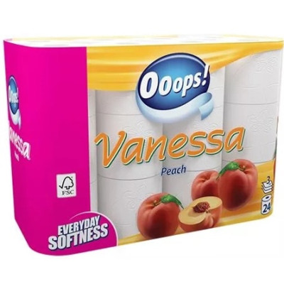 WC papír 24 tekercses 3 rétegű VIVA, VANESSA, OOOPS