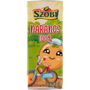 Narancslé 100% 0,2 l (27 db/#) SZOBI