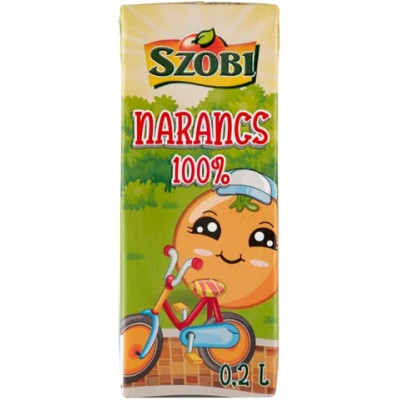 Narancslé 100% 0,2 l (27 db/#) SZOBI Narancslé 100% 0,2 l (27 db/#) SZOBI
