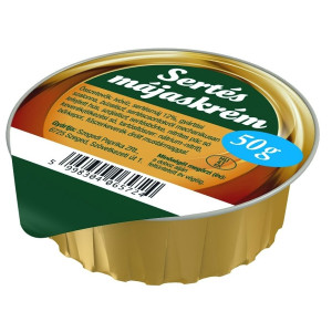 Sertés májaskrém alu 50 g (24 db/#) SZEGEDI