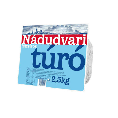 Tehéntúró 2,5 kg vákuumos NÁDUDVARI Tehéntúró 2,5 kg vákuumos NÁDUDVARI