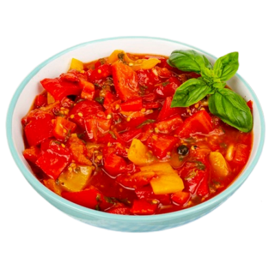 Lecsó PRÉMIUM ömlesztett paprika szelet + paradicsom kocka 10 kg mirelit