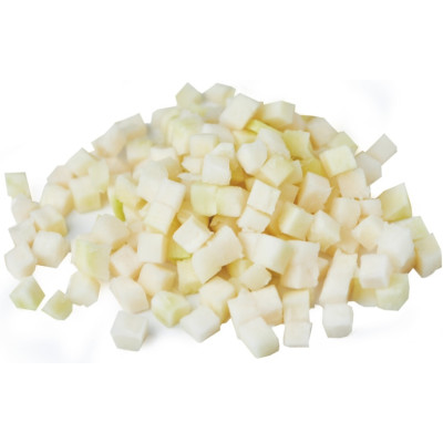 Tisztított karalábé kocka /kg KÉZI FR