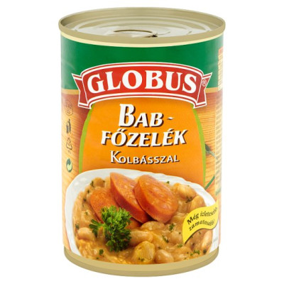 Babfőzelék kolbásszal 400 g GLOBUS Babfőzelék kolbásszal 400 g GLOBUS