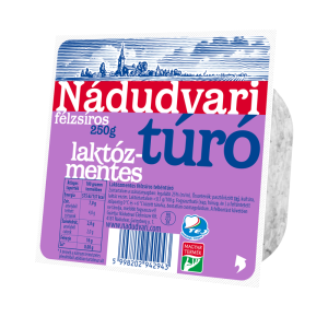 Tehéntúró Laktózmentes 250 g NÁDUDVARI