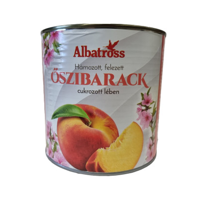 Őszibarack felezett 2.650/1.500 g ALBATROSS