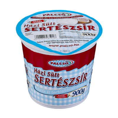 Sertés zsír házi 900 g PALCSÓ/ZÁDOR Sertés zsír házi 900 g PALCSÓ/ZÁDOR