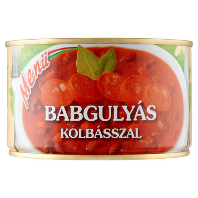 Babgulyás kolbásszal 400 g MENÜ Babgulyás kolbásszal 400 g MENÜ