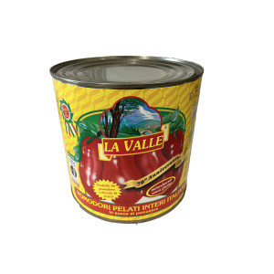 Hámozott egész paradicsom 2.500/1.500 g LA VALLE