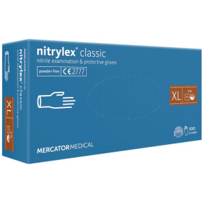 Gumikesztyű Nitriles kék XL 50 pár (100 db/#)