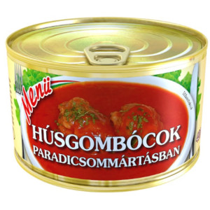 Húsgombóc paradicsom mártásban 400 g MENÜ