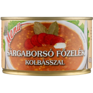 Sárgaborsó főzelék kolbásszal 400 g MENÜ