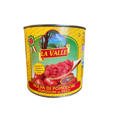 La Valle Hámozott darabolt paradicsom 2.500 g /1.500 g