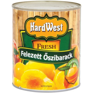 Őszibarack felezett 820/480 g HARDWEST/FRUPPY/KOFA/ZORBAS