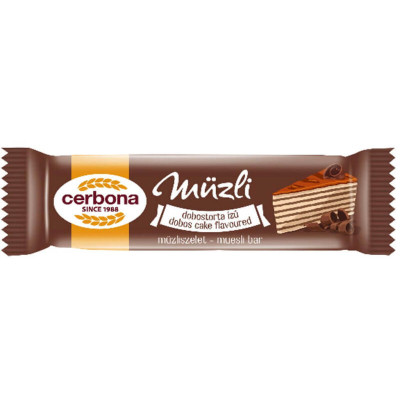 Müzli szelet 20 g (20 db/#) Dobos CERBONA