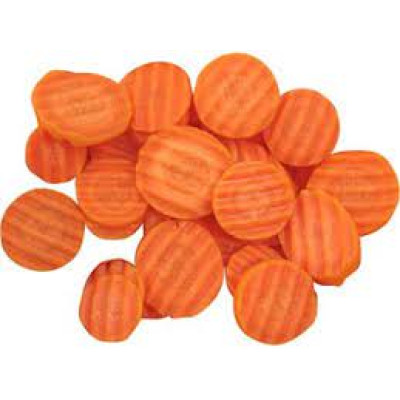 Sárgarépa korong hullámos 2,5 kg mirelit