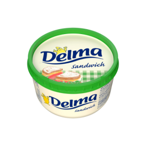 Margarin csészés Delma 450 g SZENDVICS (12 db/#)